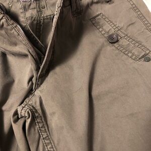 Esprit Boot Cut Pants in Olive Green